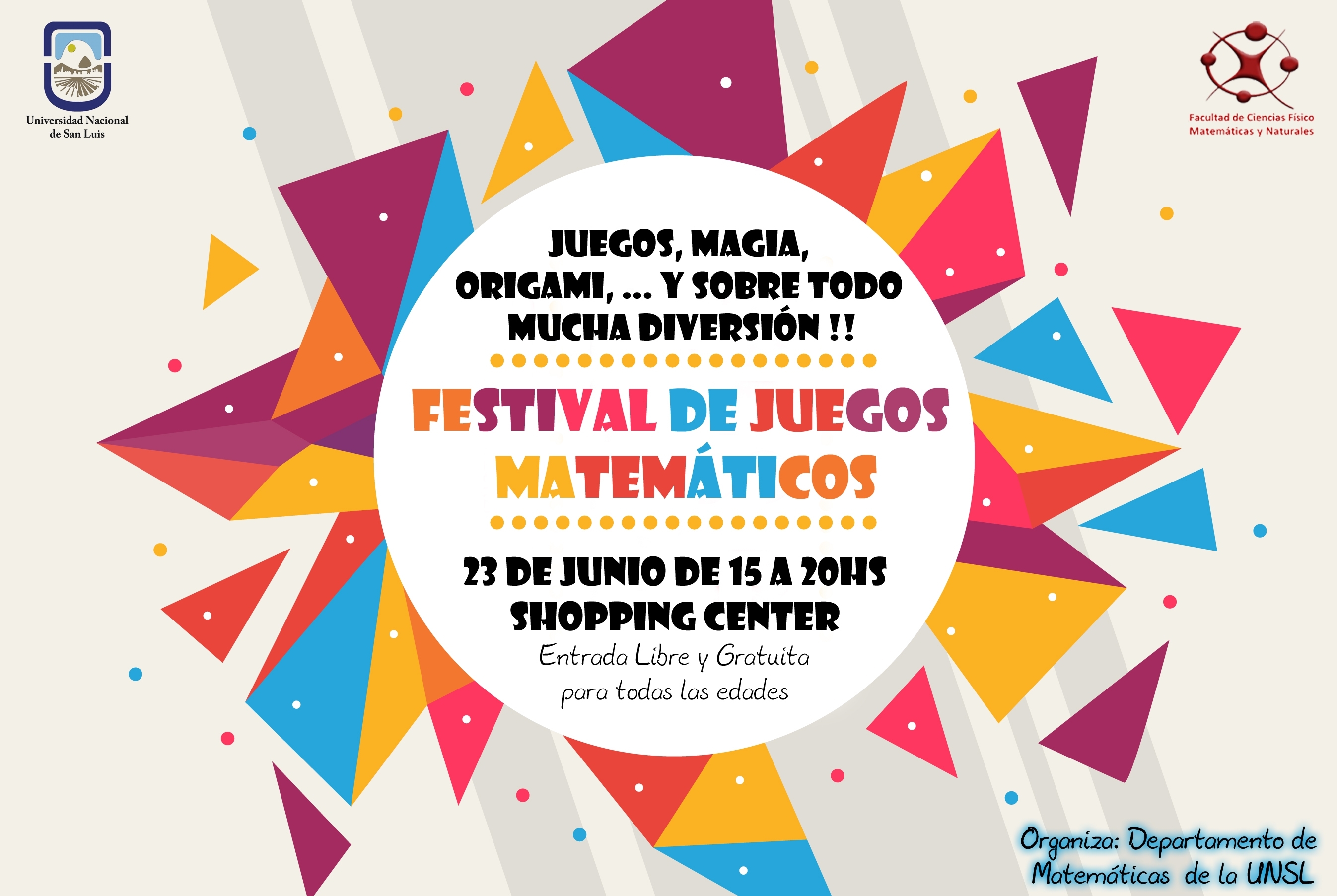 Festival de Juegos Matemáticos en el Shopping Center