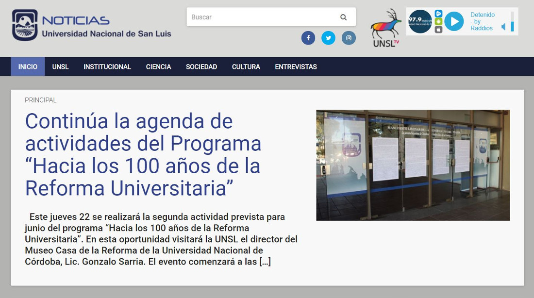 La Universidad lanzará próximamente un nuevo Sitio Web de Noticias