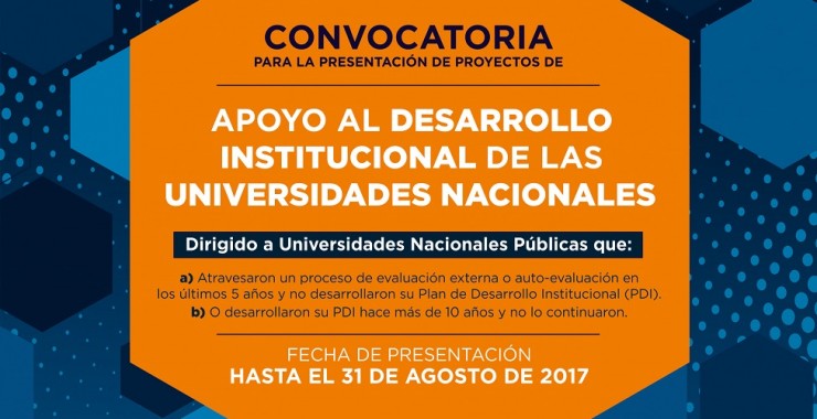 Apoyo al Desarrollo Institucional de las Universidades Nacionales