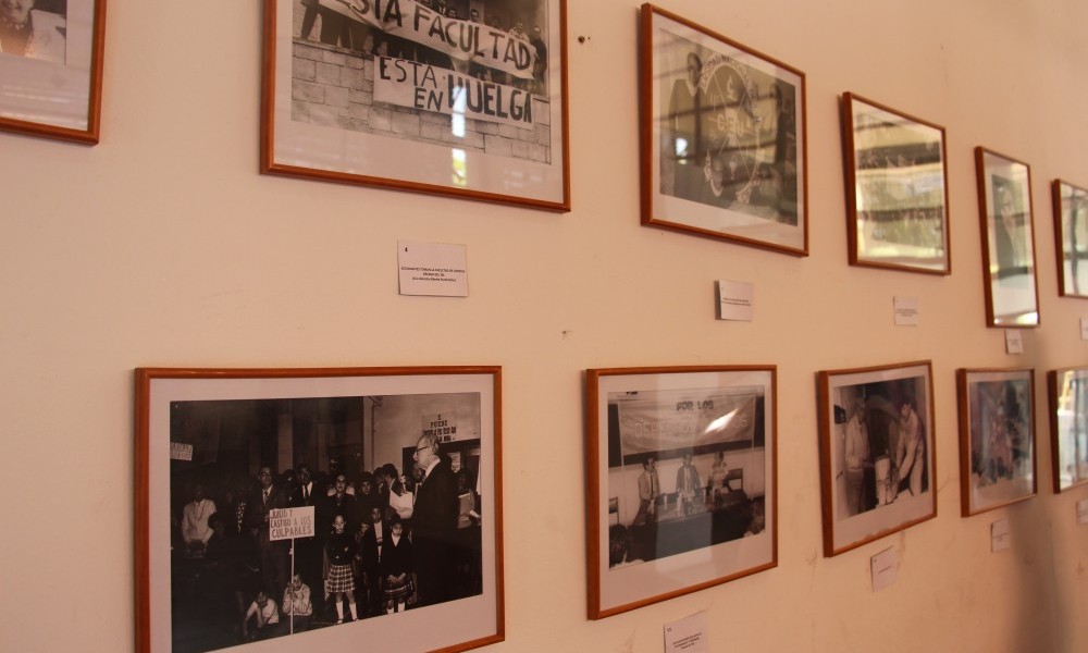 Testimonios fotográficos reformistas en el Hall Cultural de la Universidad