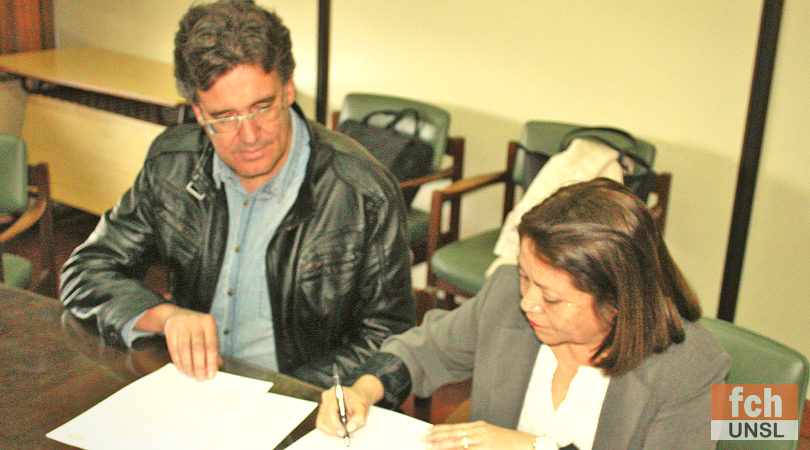 Firma de acuerdos con la Asociación Mutual del Personal de la UNSJ