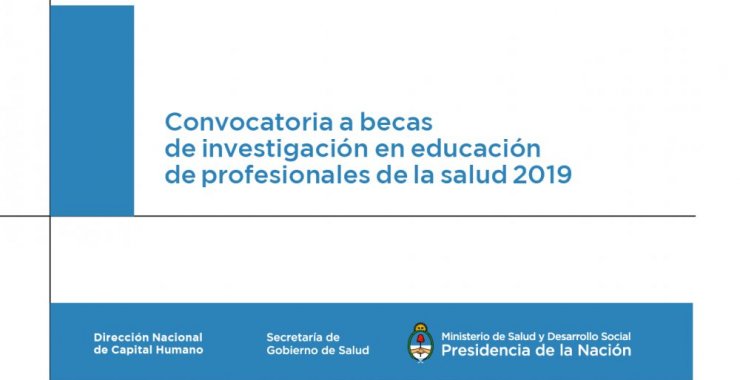 Convocan a profesionales de la salud a becas de investigación