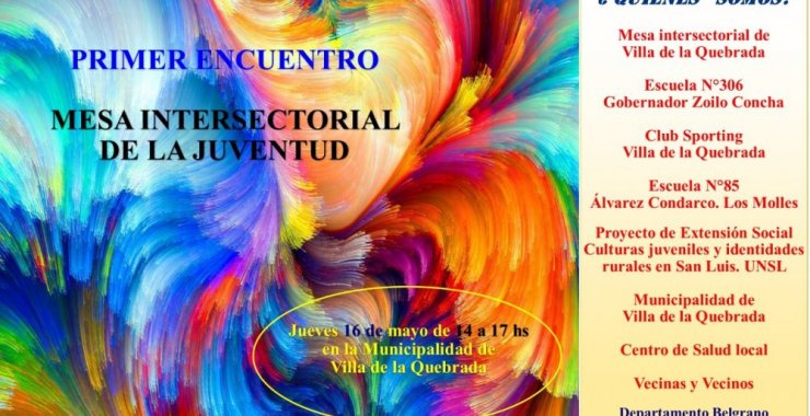 Primer Encuentro de la Mesa Intersectorial de la Juventud