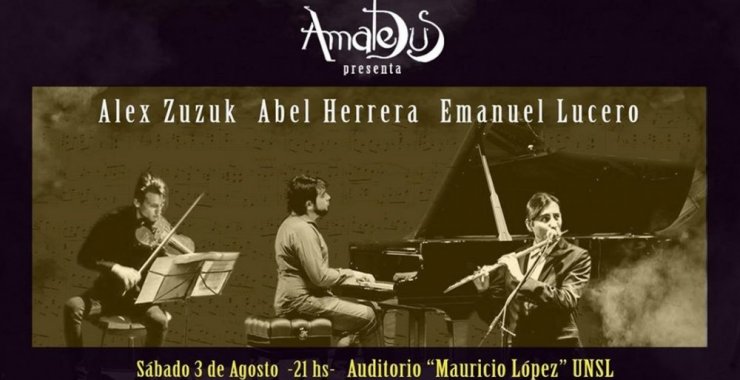 Amadeus presenta a Zuzuk, Herrera y Lucero en Concierto