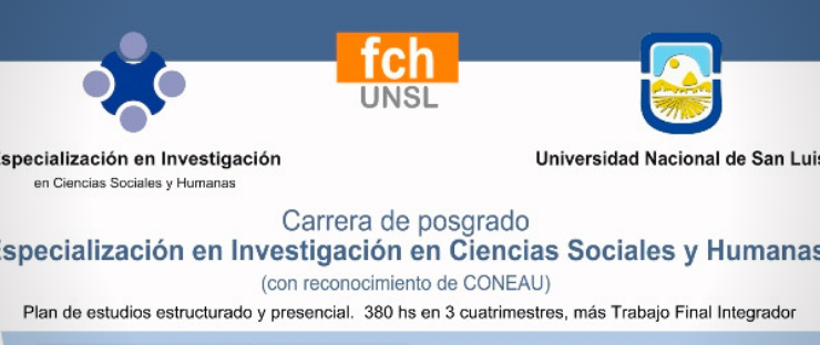 Inscriben a la Especialización en Investigación en Ciencias Sociales y Humanas
