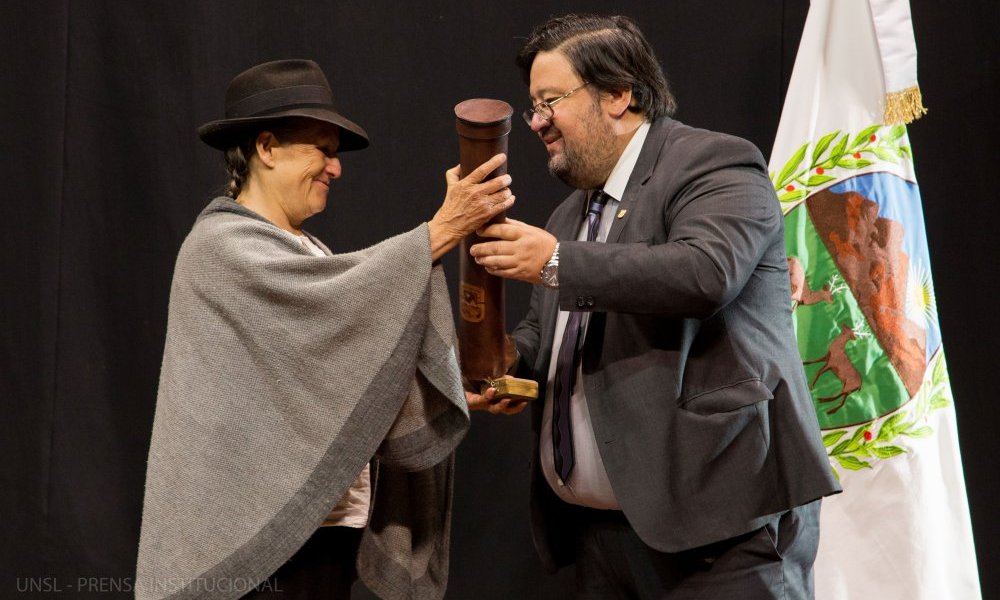 Silvia Rivera Cusicanqui recibió el doctorado por causas de honor