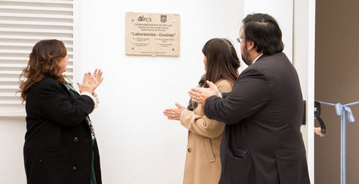 Inauguraron cocinas científicas para Nutrición