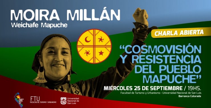 La activista mapuche Moira Millán disertará en Merlo