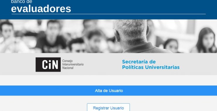 Convocan a registrarse en el Banco de Evaluadores del Sistema Universitario Argentino
