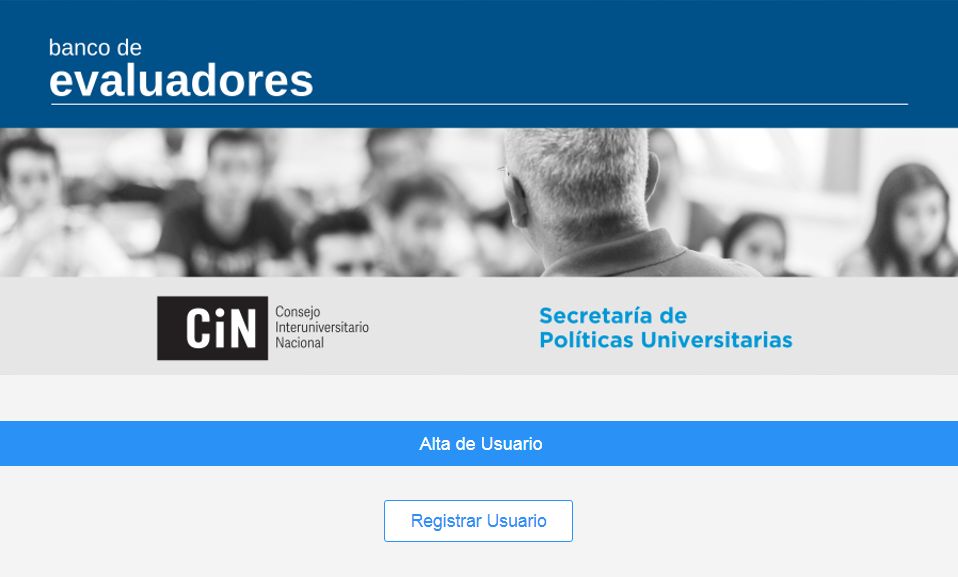 Convocan a registrarse en el Banco de Evaluadores del Sistema Universitario Argentino