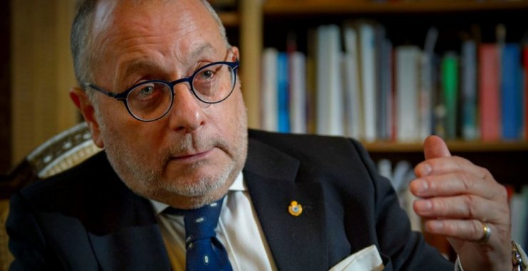 El canciller Jorge Faurie en la Universidad