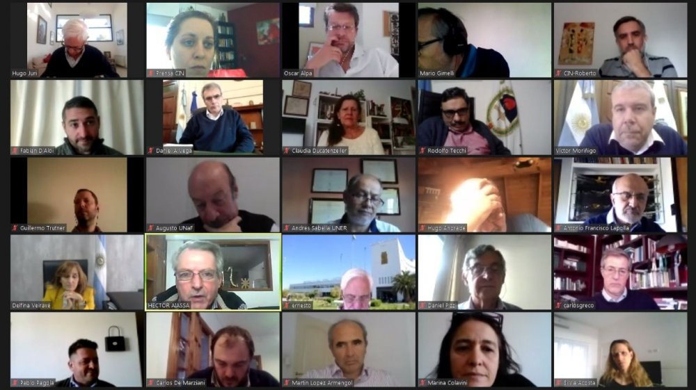 Sesión virtual del Comité Ejecutivo del CIN
