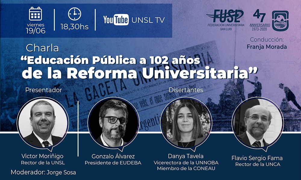 A 102 años de la Reforma Universitaria