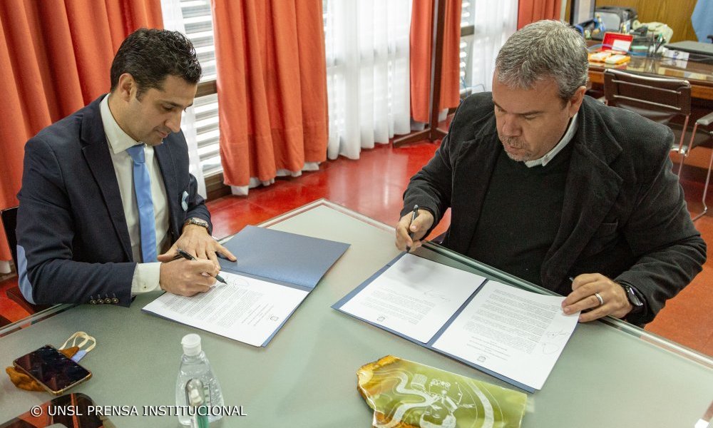 La UNSL firmó un convenio con el Municipio de El Trapiche