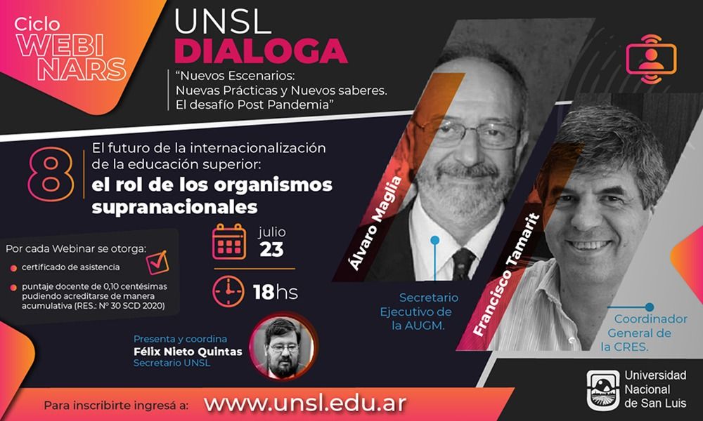 8° «El futuro de la internacionalización de la educación superior: el rol de los organismos supranacionales»