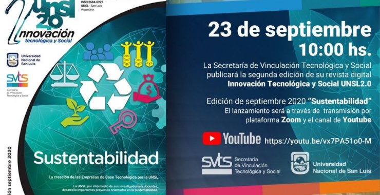 Lanzan la segunda edición de la Revista iUNSL 2.0 de Innovación Tecnológica y Social