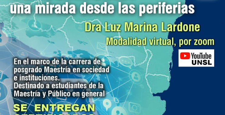 Disertarán sobre «Geopolítica del Conocimiento desde la mirada de las periferias»