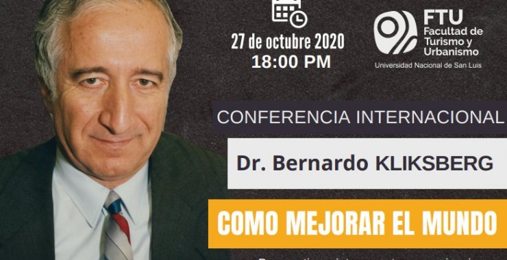 Conferencia internacional del Dr. Bernardo Kliksberg