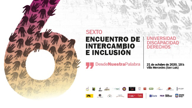 VI Encuentro de Intercambio e Inclusión, Universidad, Discapacidad y Derechos