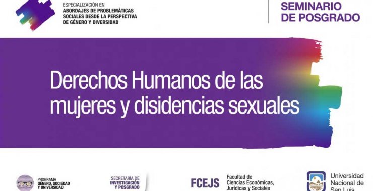 Seminario sobre derechos humanos de las mujeres y disidencias sexuales
