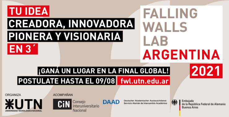 Abrió la convocatoria para Falling Walls Lab 2021