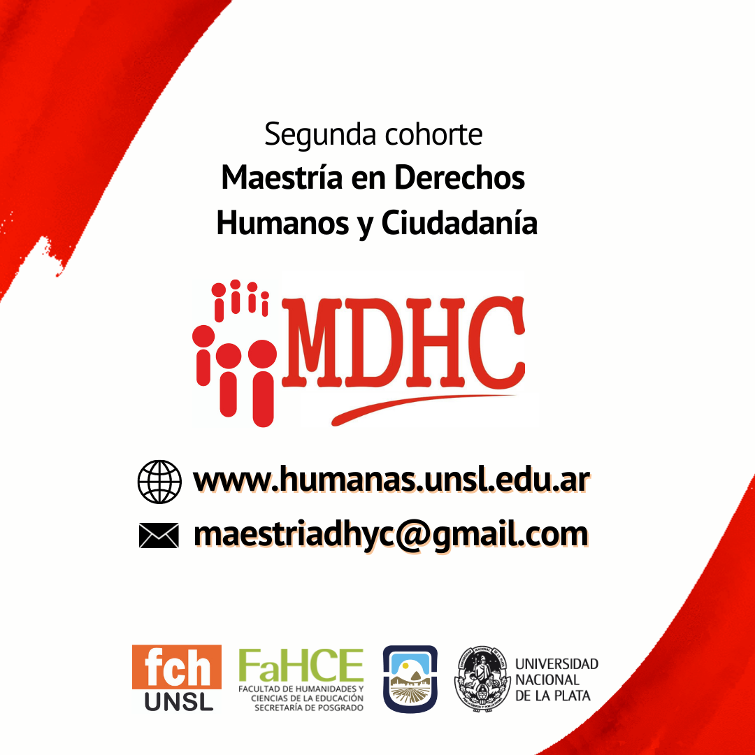Inscriben a la Maestría en Derechos Humanos y Ciudadanía – Noticias – UNSL