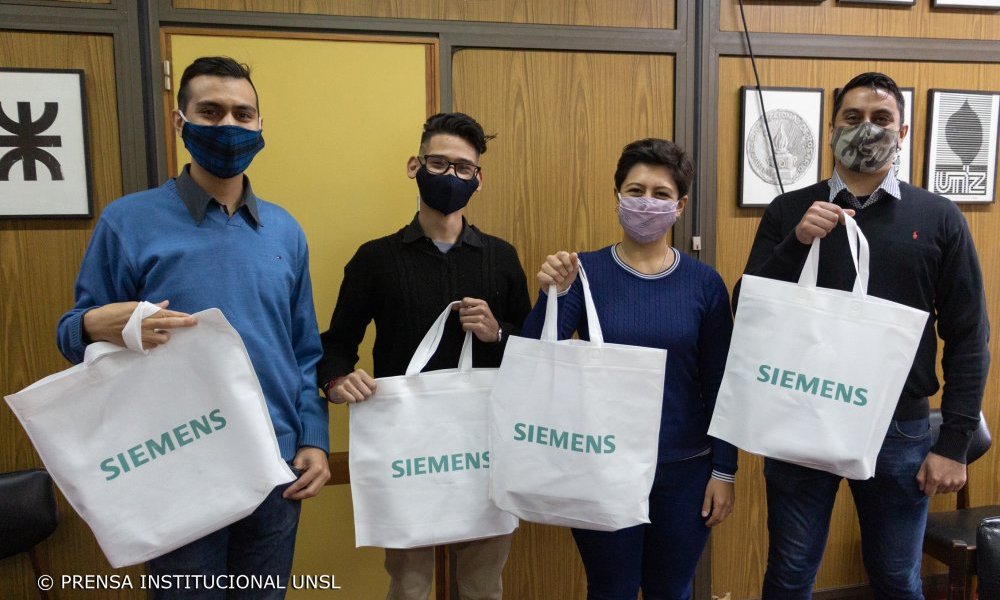 Estudiantes de la UNSL premiados por Siemens