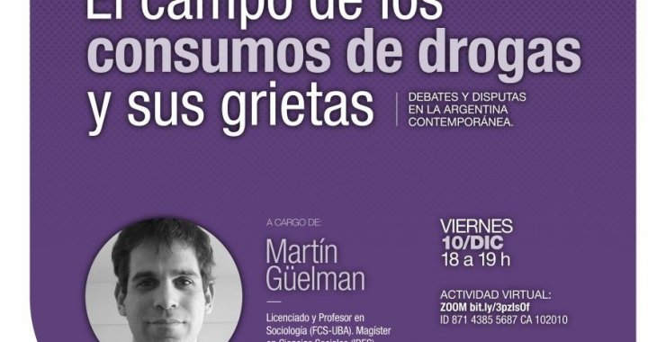 Conversatorio sobre el campo de los consumos de drogas y sus grietas
