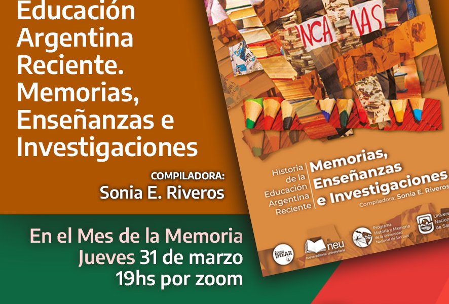 Presentarán un libro sobre historia de la educación en el mes de la Memoria