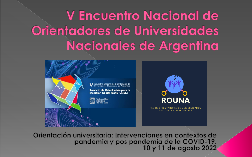 Encuentro Nacional de Orientadores de Universidades Nacionales de Argentina