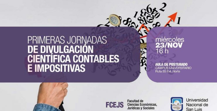 Se vienen las I Jornadas de Divulgación Científica Contables e Impositivas
