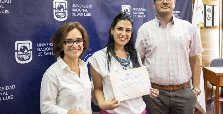 Premiaron al logotipo ganador del concurso conmemorativo a los 50 años de la UNSL