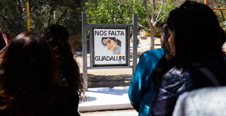 La imagen de Guadalupe se emplazó en las instalaciones de la Universidad