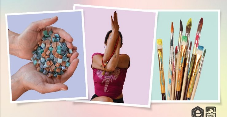Inscriben a los talleres de yoga, pintura al óleo, mosaico y lengua de señas