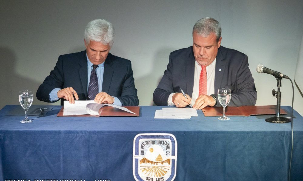 La UNSL firmó un convenio marco con el Gobierno de San Luis