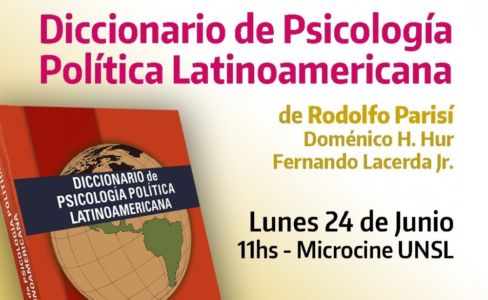 Lanzamiento del Primer Diccionario de Psicología Política Occidental