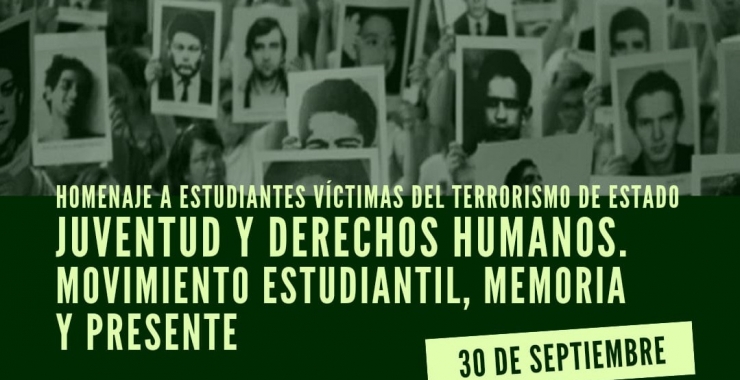 Homenaje a estudiantes víctimas del terrorismo de Estado