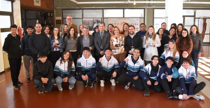 Estudiantes de La Mixta finalizaron sus prácticas en el Rectorado de la UNSL