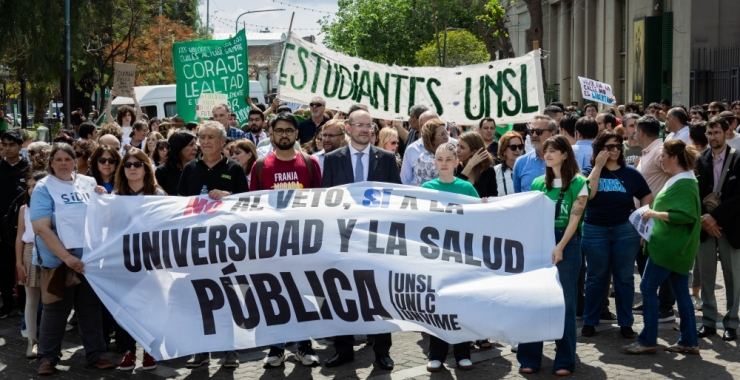 San Luis volvió a levantar su voz en defensa de la educación pública