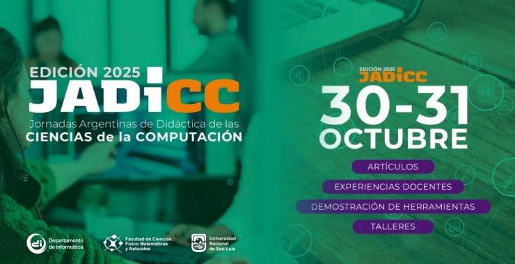 La UNSL será sede de las Jornadas Argentinas de Didáctica de las Ciencias de la Computación