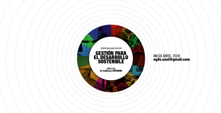 Inscriben a la Especialización en Gestión para el Desarrollo Sostenible