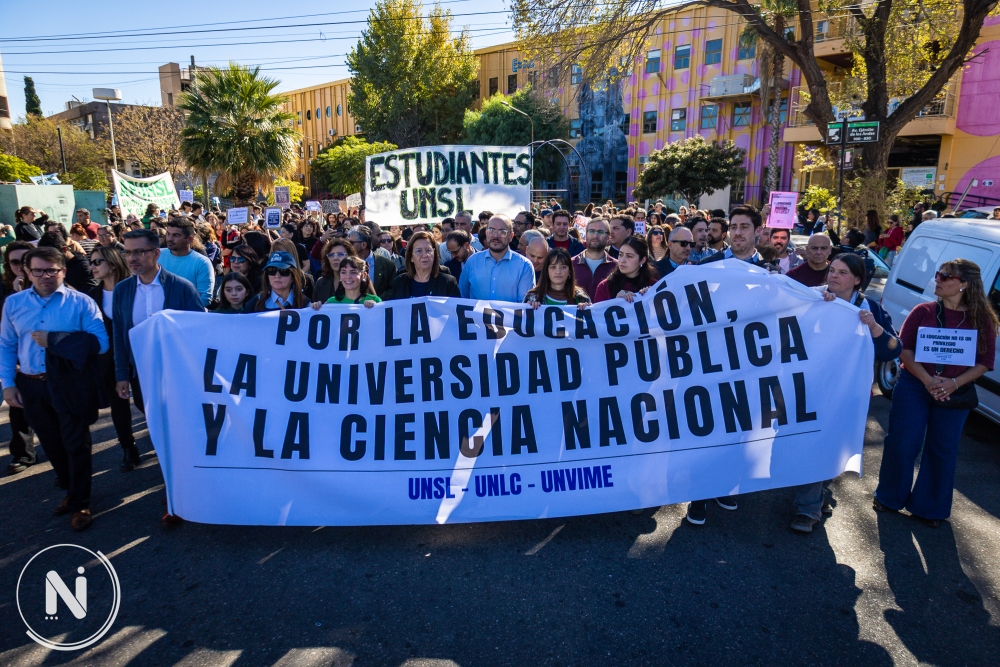 San Luis volvió a marchar por la universidad pública y el financiamiento educativo