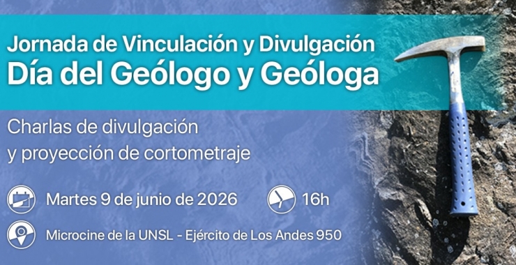 «Día del Geólogo y la Geóloga»: jornada de vinculación y divulgación
