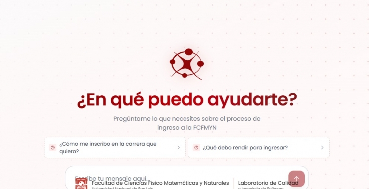 Crean un asistente virtual para atender consultas de ingresantes