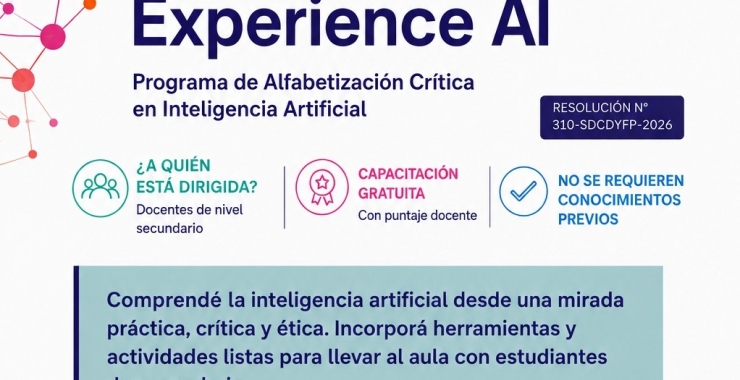 Convocan a participar del Programa de Alfabetización en Inteligencia Artificial