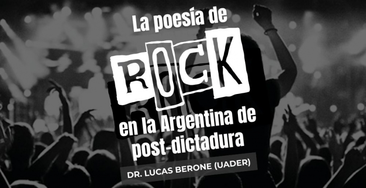 Conversatorio y Libro «La poesía de rock en la Argentina de post-dictadura»