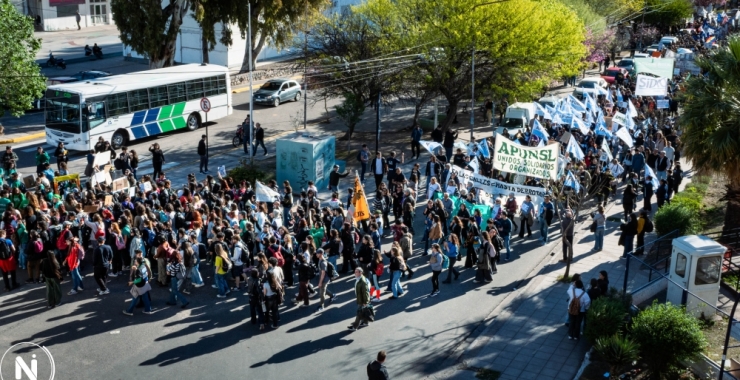 San Luis volvió a las calles para defender la educación, la soberanía y la democracia