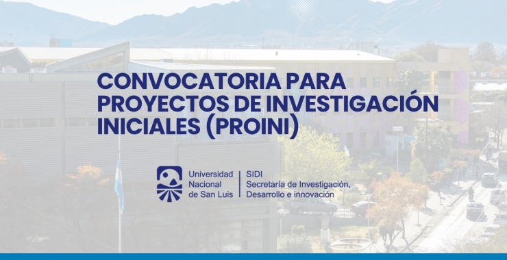Abre la convocatoria a Proyectos de Investigación Iniciales